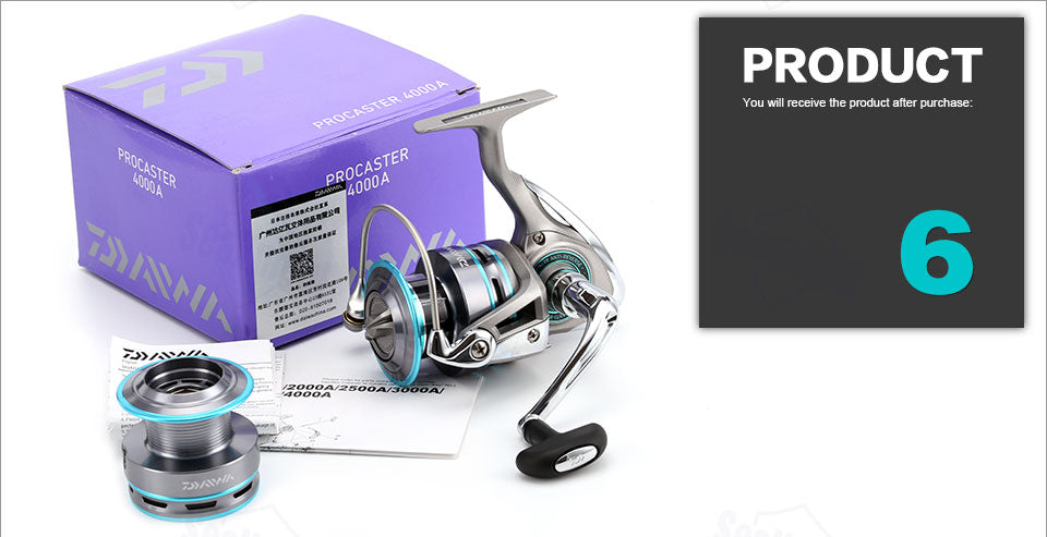Procaster Spinning Double Spool Daiwa Fishing Reel