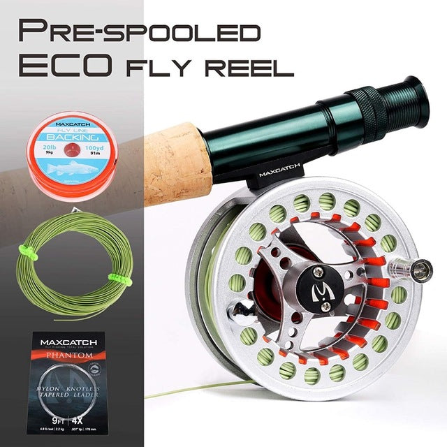 WT Large Arbor Die Casting Aluminum Maximumcatch Fly Reel