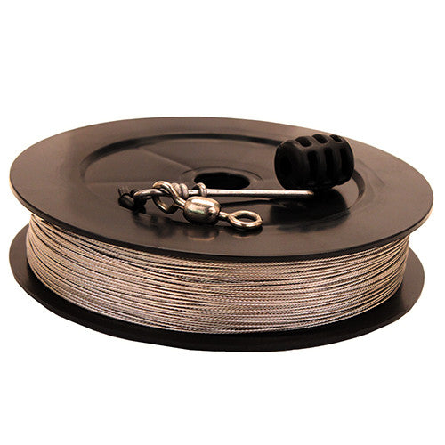 Prem SS Downrigger Cable,400 ft spool,kit - GhillieSuitShop