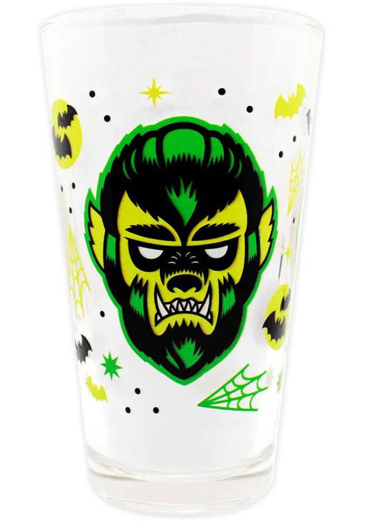 Wolfman [Green/Yellow] | PINT GLASS
