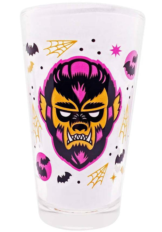 Wolfman [Pink/Orange] | PINT GLASS